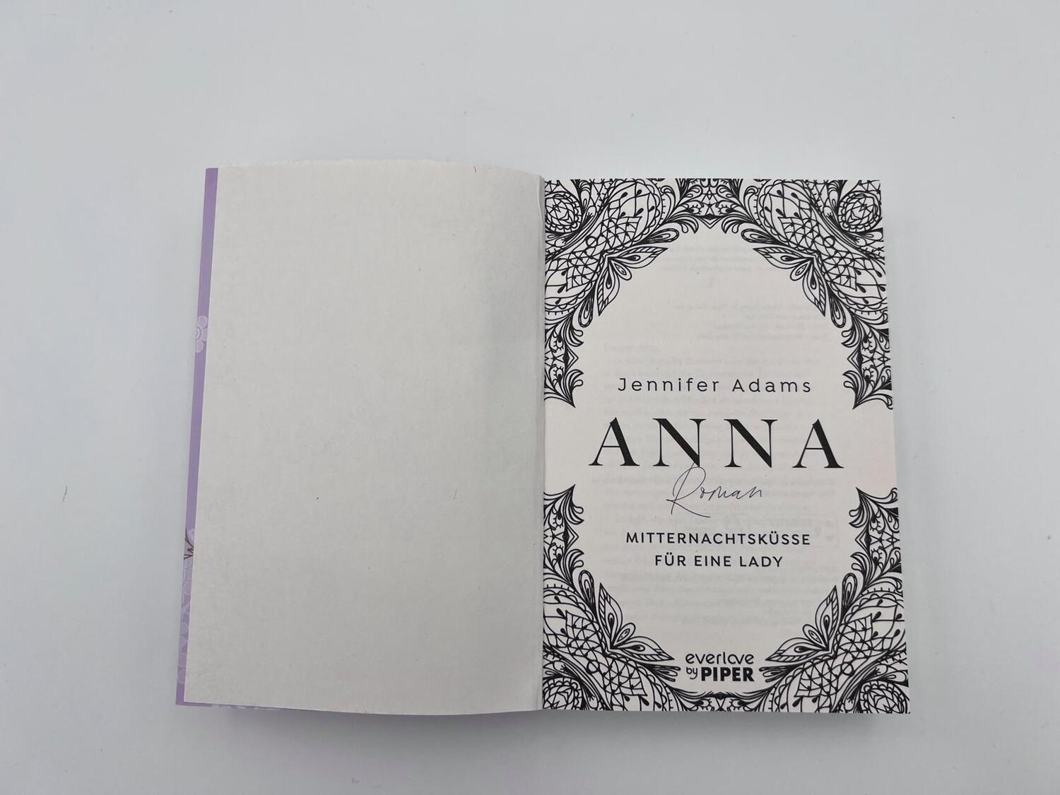 Bild: 9783492064187 | Anna - Mitternachtsküsse für eine Lady | Jennifer Adams | Taschenbuch