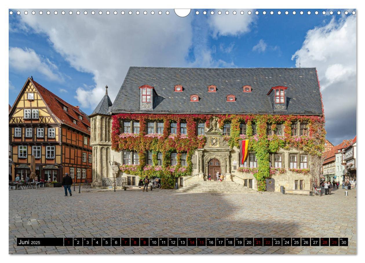 Bild: 9783435222711 | Fachwerkstadt Quedlinburg (Wandkalender 2025 DIN A3 quer), CALVENDO...