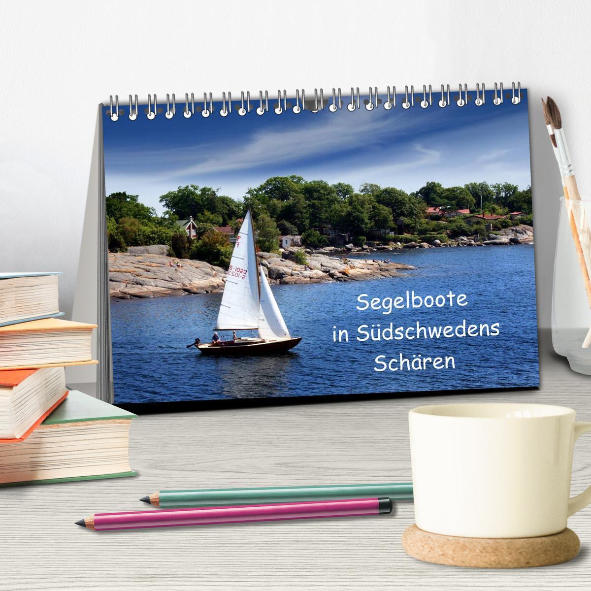 Bild: 9783435577903 | Segelboote in Südschwedens Schären (Tischkalender 2025 DIN A5...