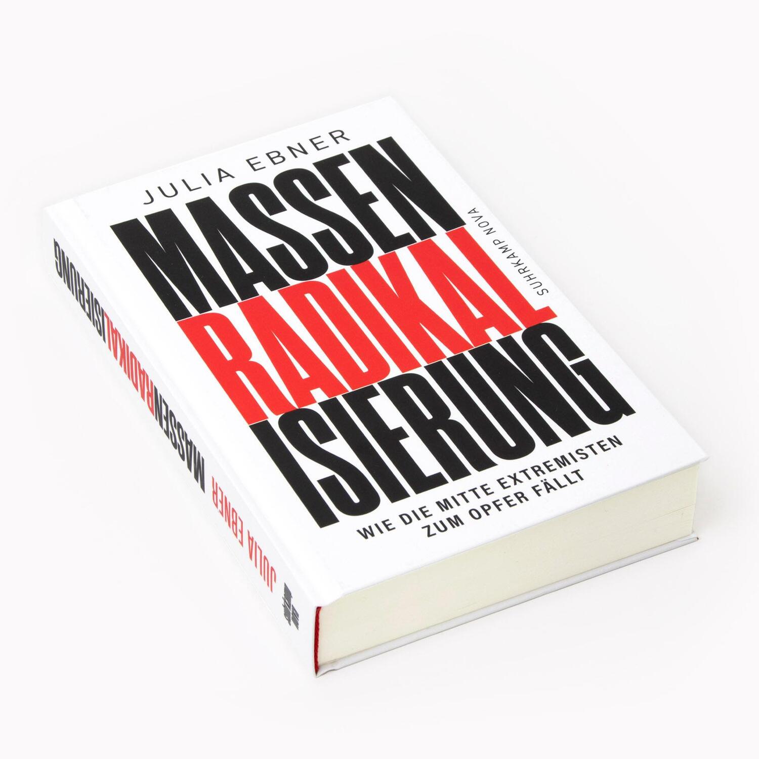 Bild: 9783518473146 | Massenradikalisierung | Julia Ebner | Buch | 360 S. | Deutsch | 2023