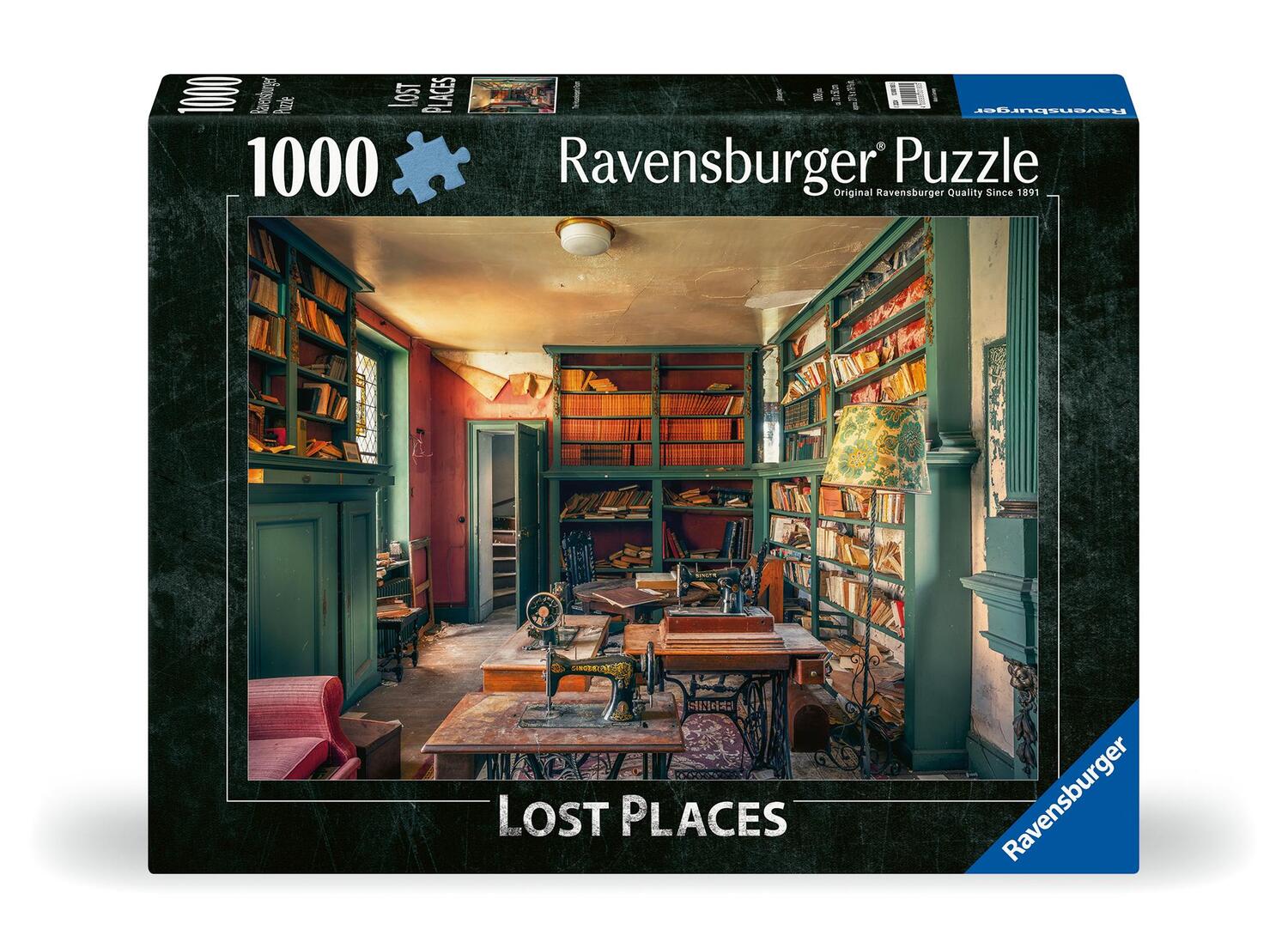 Cover: 4005555001805 | Ravensburger Puzzle - 12000180 Singer Library - Lost Places 1000 Teile