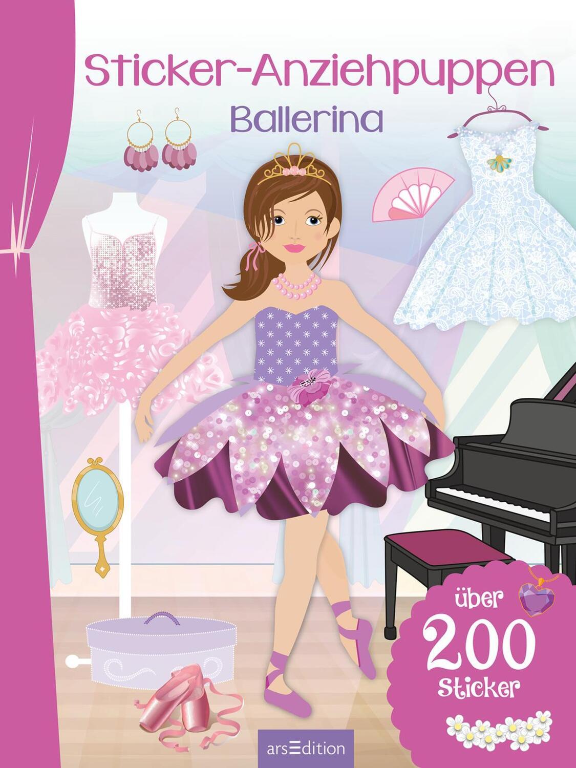 Bild: 9783845832029 | Sticker-Anziehpuppen Ballerina | Über 200 Sticker | Taschenbuch | 2019