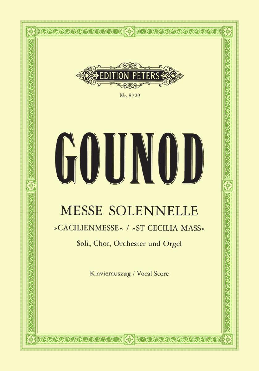 Cover: 9790014070779 | Messe Solennelle St Cecilia Mass (Vocal Score) | Charles Gounod | Buch