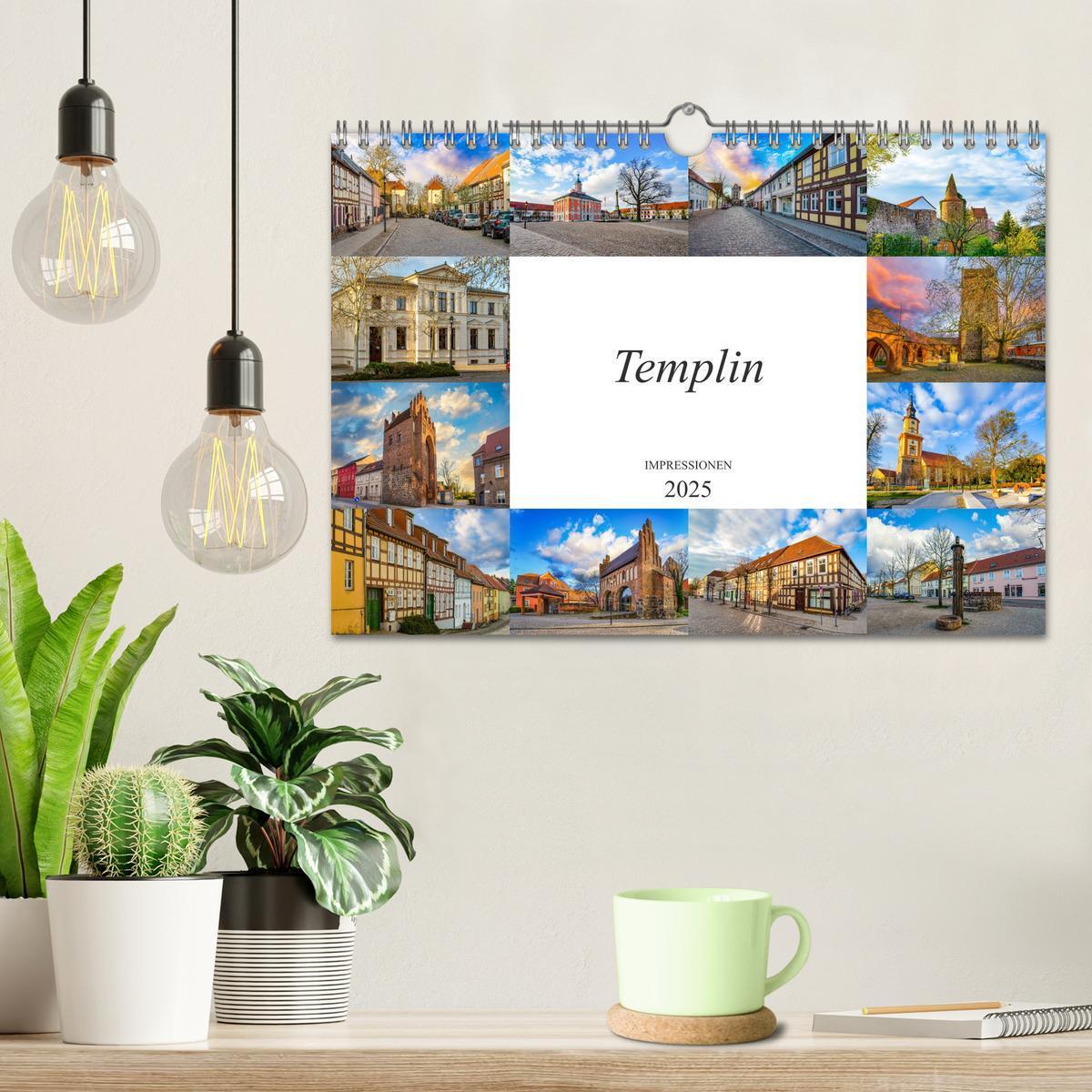 Bild: 9783435237739 | Templin Impressionen (Wandkalender 2025 DIN A4 quer), CALVENDO...