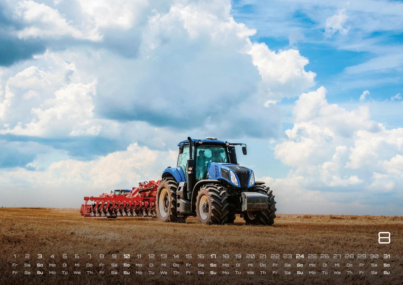 Bild: 9783986734411 | Landmaschinen - Traktor - 2025 - Kalender DIN A2 | GP-Fever.de | 15 S.