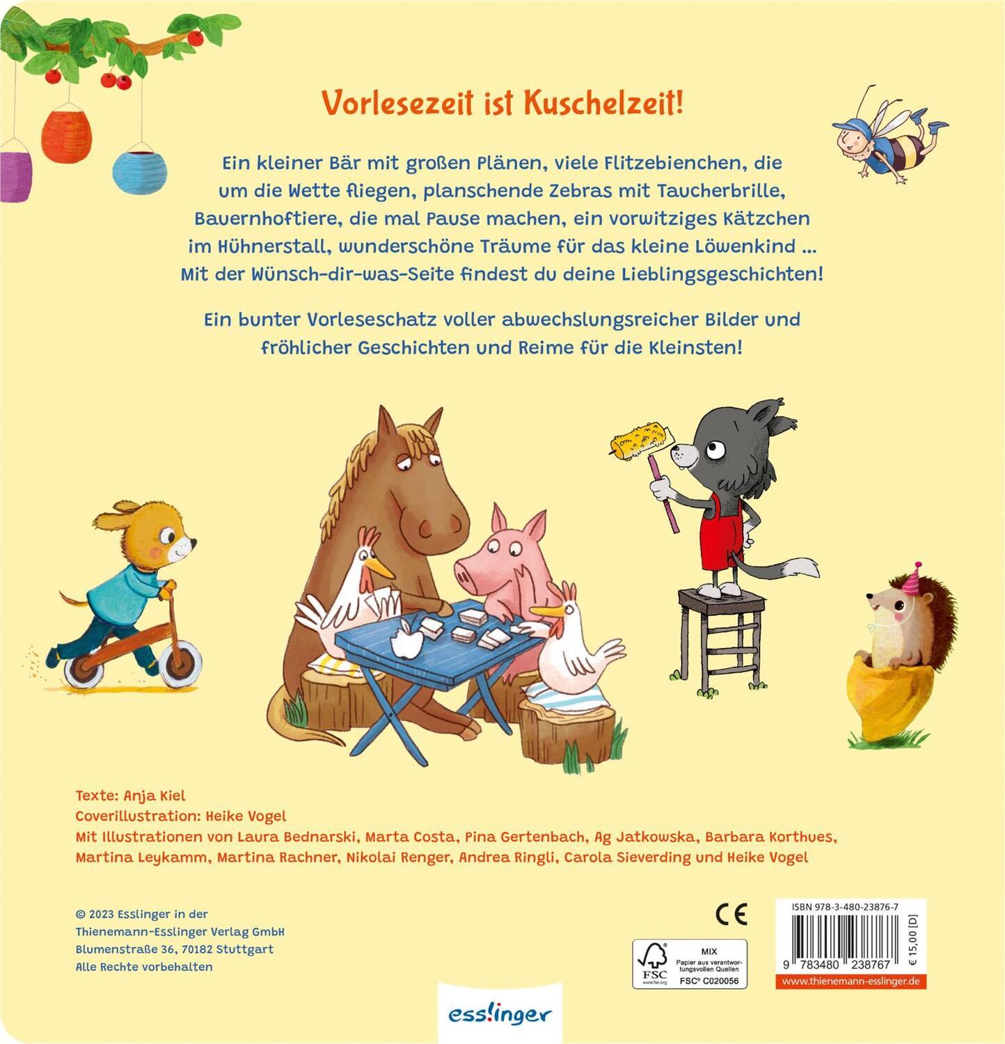 Rückseite: 9783480238767 | Kuschelzeit!: Für dich und mich und jeden Tag | Anja Kiel | Buch