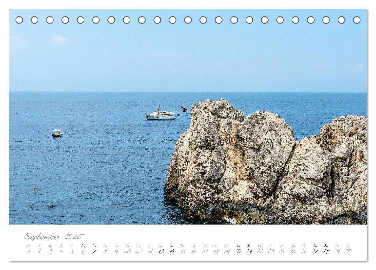 Bild: 9783435210527 | Capri, Insel der Sehnsucht (Tischkalender 2025 DIN A5 quer),...