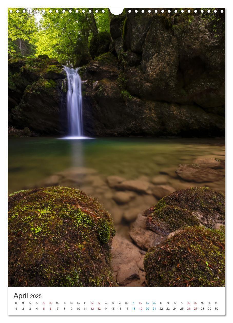 Bild: 9783435901029 | Allgäuer Wasserfälle (Wandkalender 2025 DIN A3 hoch), CALVENDO...