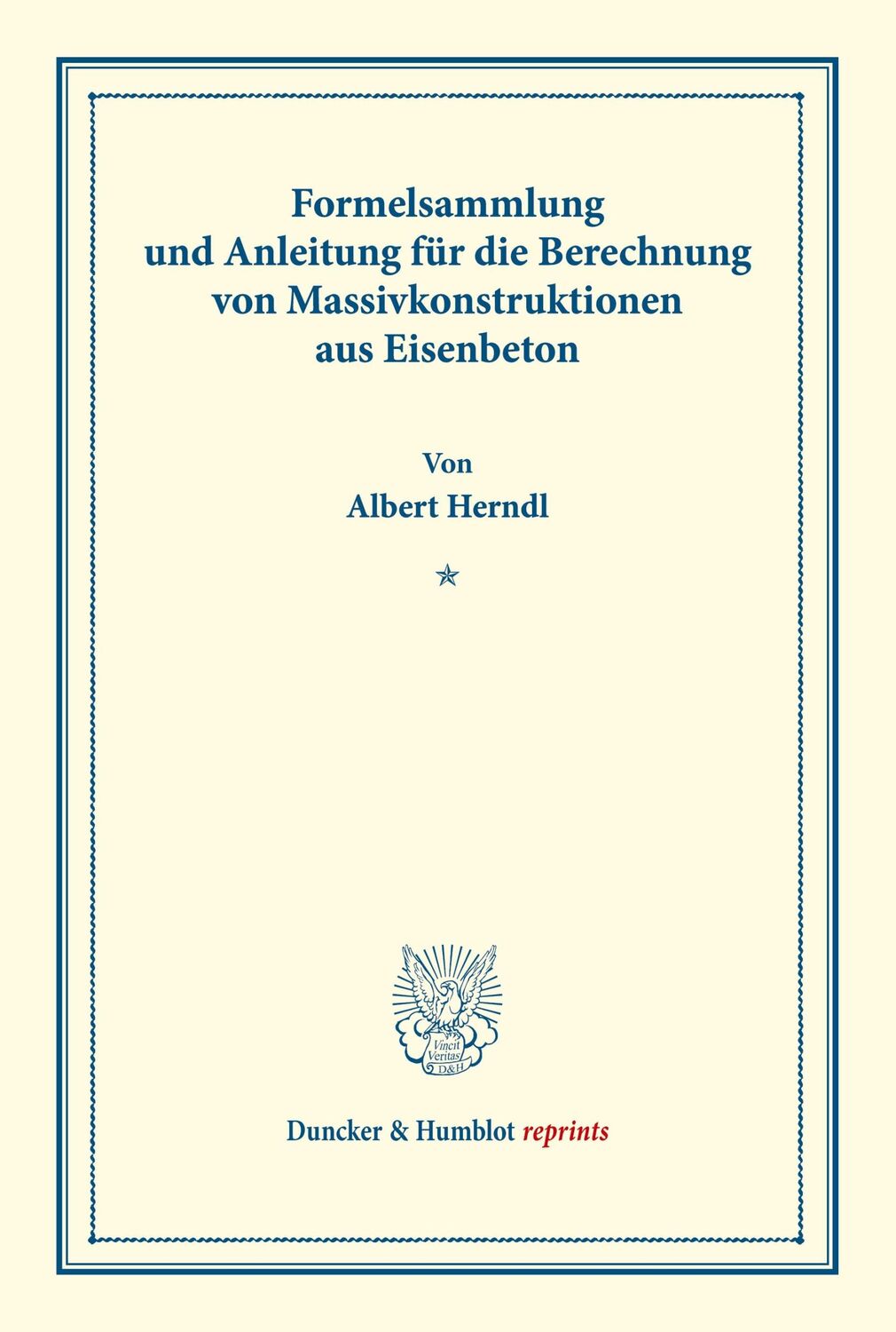 Cover: 9783428164431 | Formelsammlung und Anleitung für die Berechnung von...