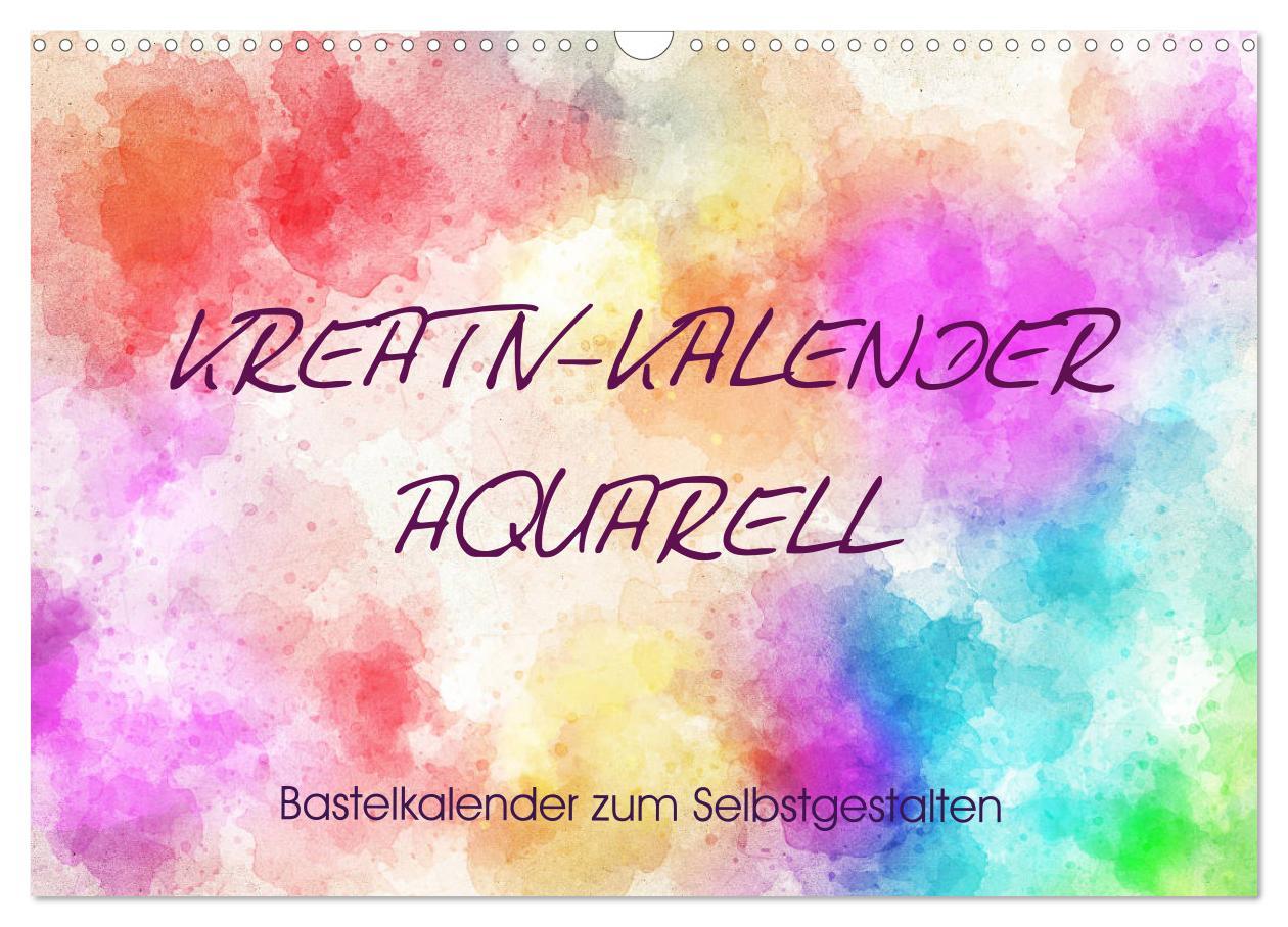 Cover: 9783435183821 | Kreativ-Kalender Aquarell. Bastelkalender zum Selbstgestalten...