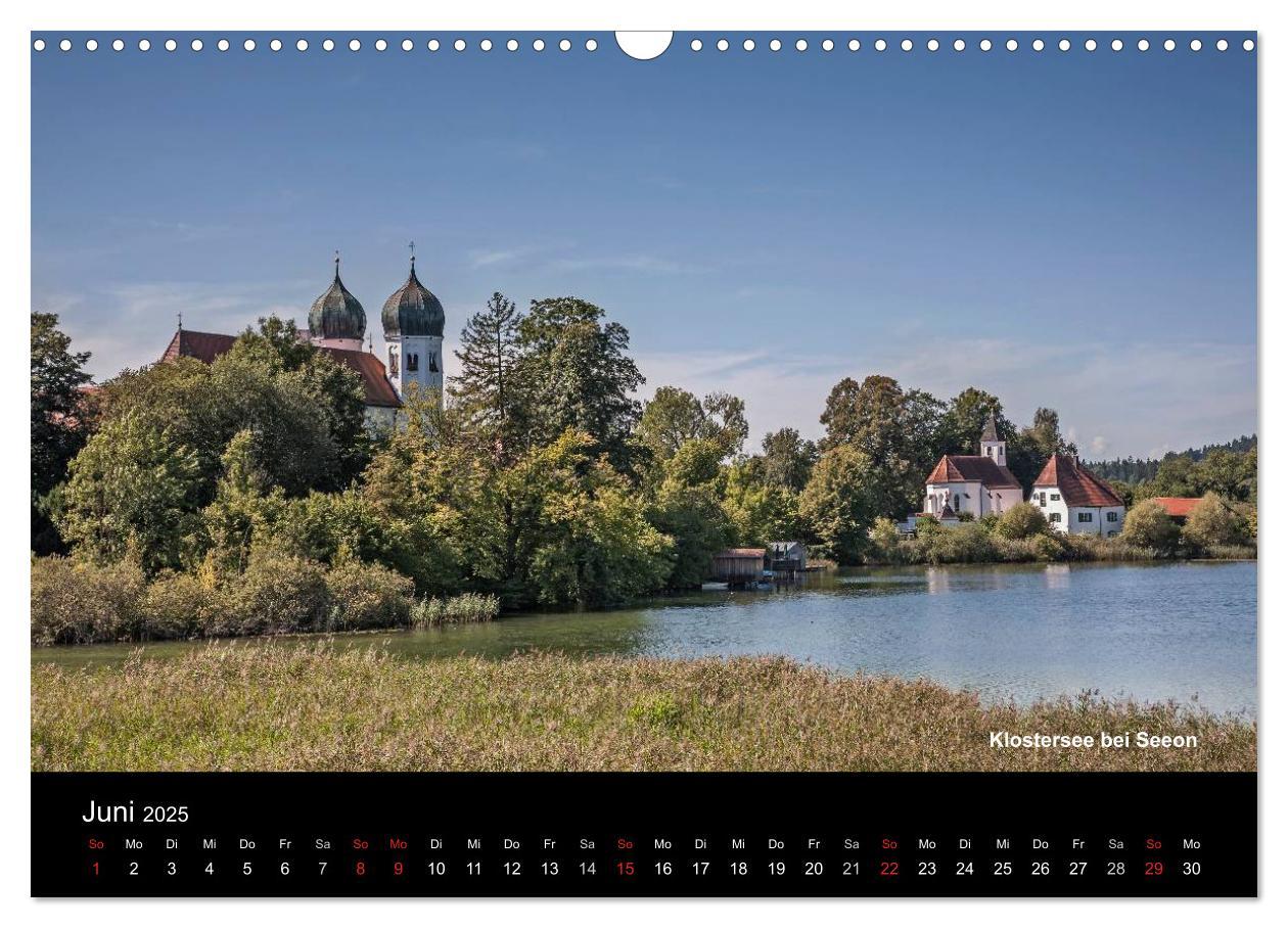 Bild: 9783435719662 | Oberbayerische Seen (Wandkalender 2025 DIN A3 quer), CALVENDO...