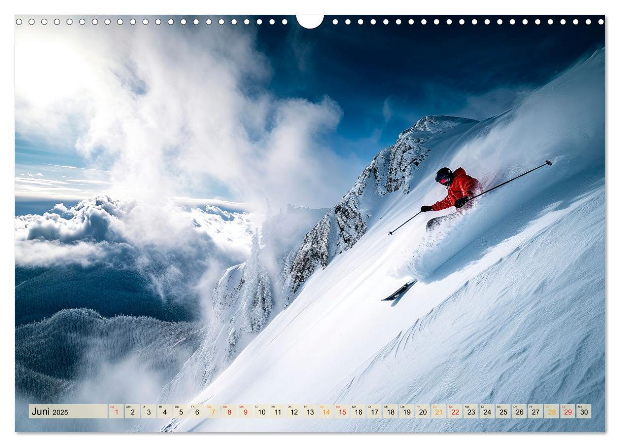 Bild: 9783383771934 | Skifahren - tolle Momente (Wandkalender 2025 DIN A3 quer), CALVENDO...