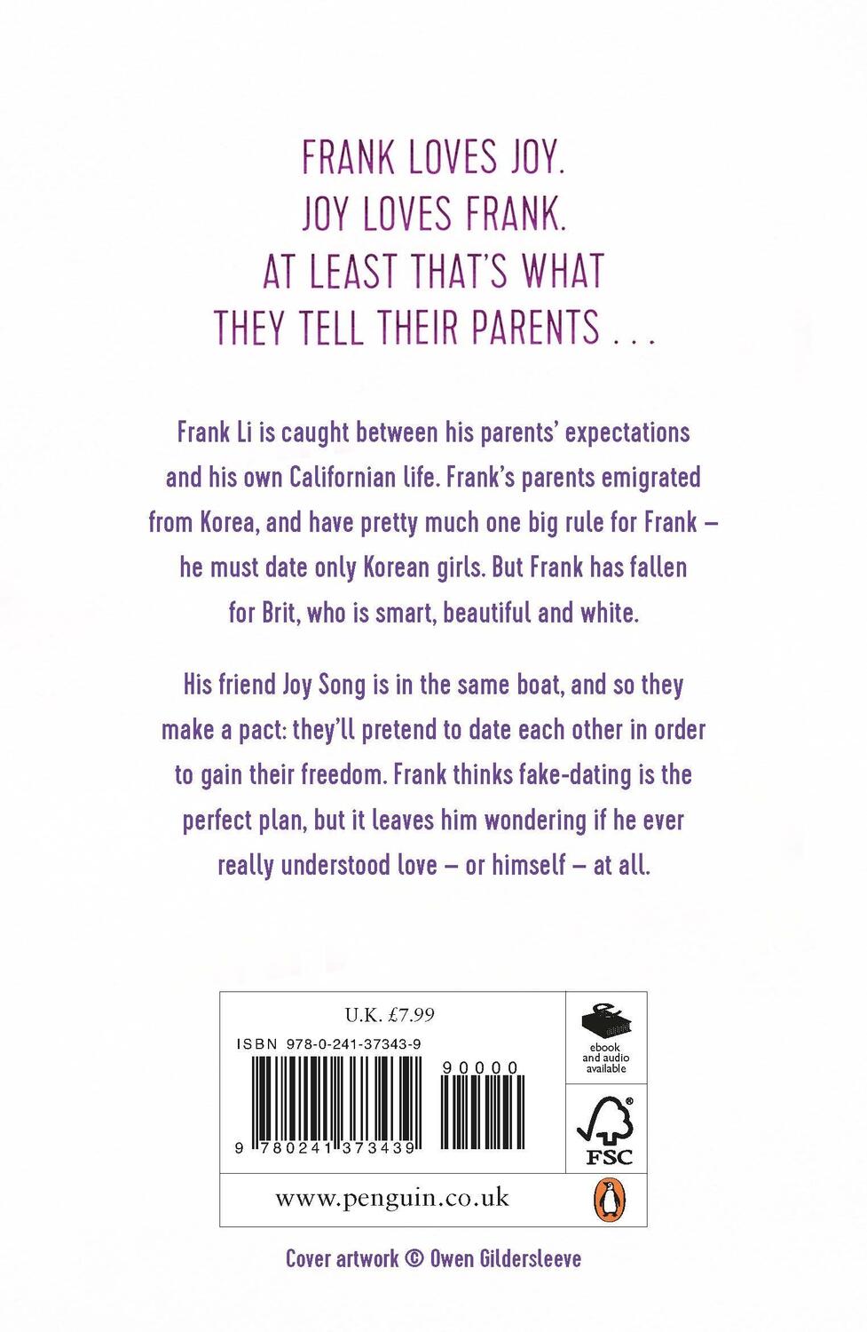 Rückseite: 9780241373439 | Frankly in Love | David Yoon | Taschenbuch | Englisch | 2019