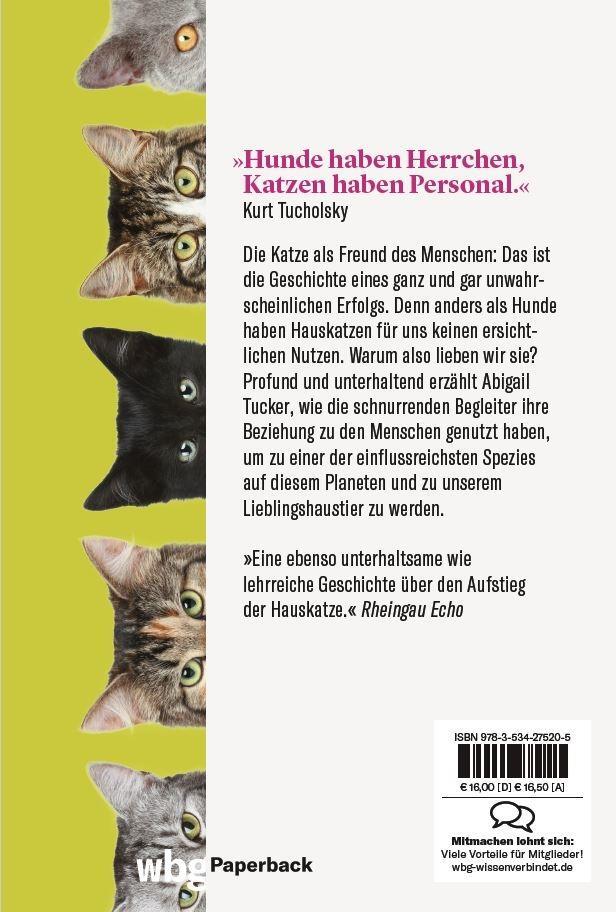 Rückseite: 9783534275205 | Katzen | Wie sie erst uns und dann die Welt eroberten | Abigail Tucker