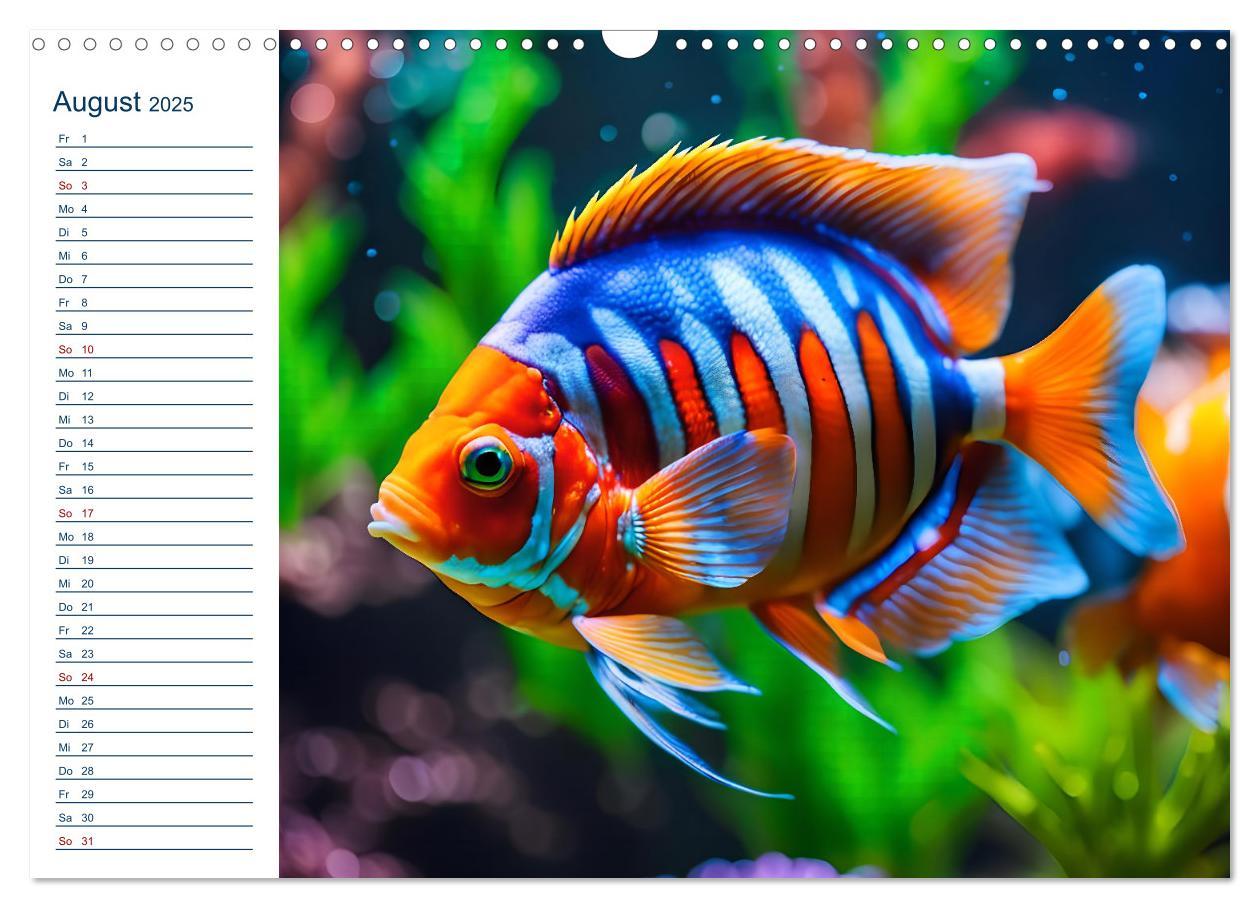 Bild: 9783457144770 | Aquarienzauber - Bunte KI Unterwasserwelten (Wandkalender 2025 DIN...