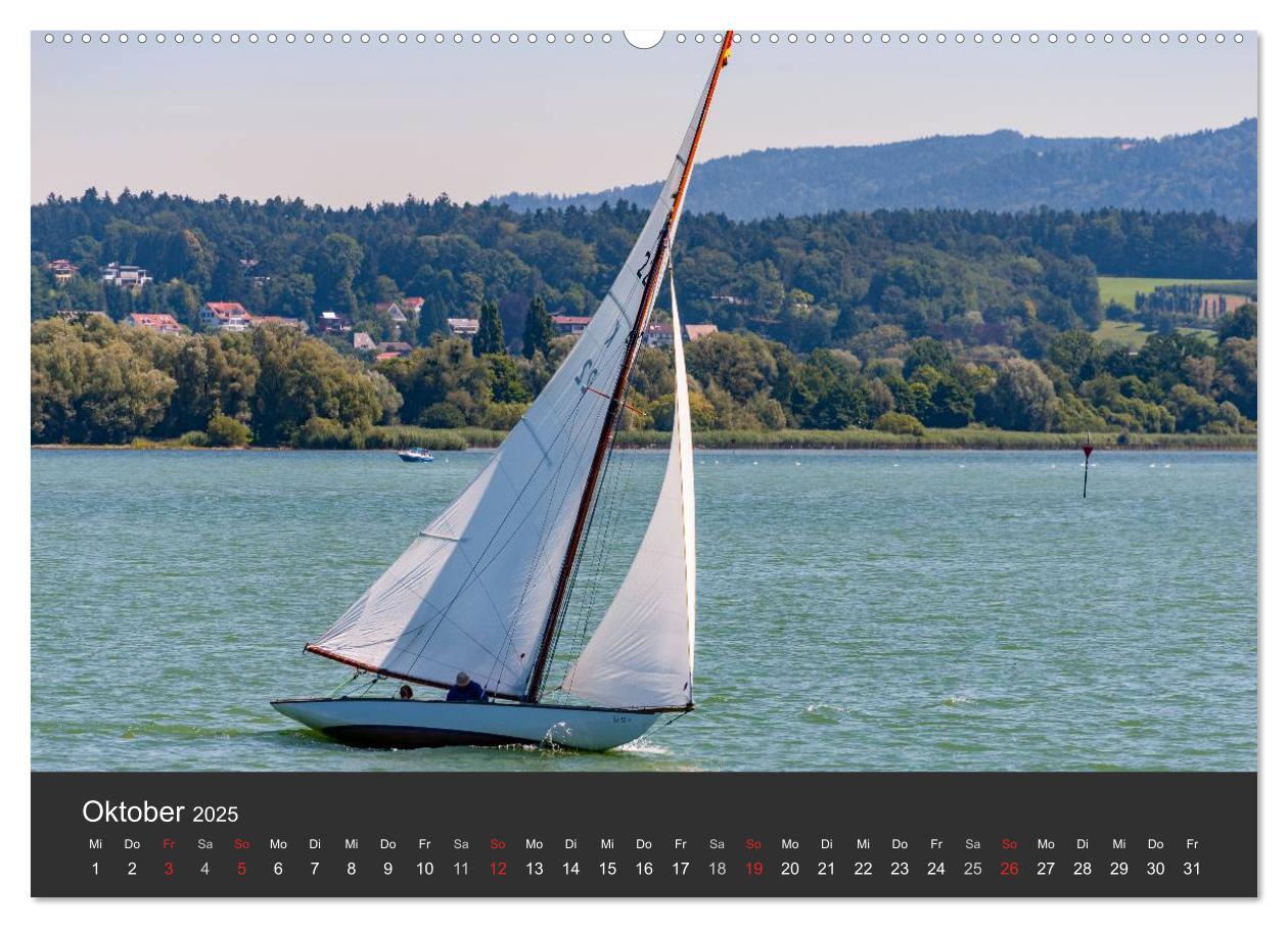 Bild: 9783435504534 | Segelboote auf dem Bodensee (Wandkalender 2025 DIN A2 quer),...