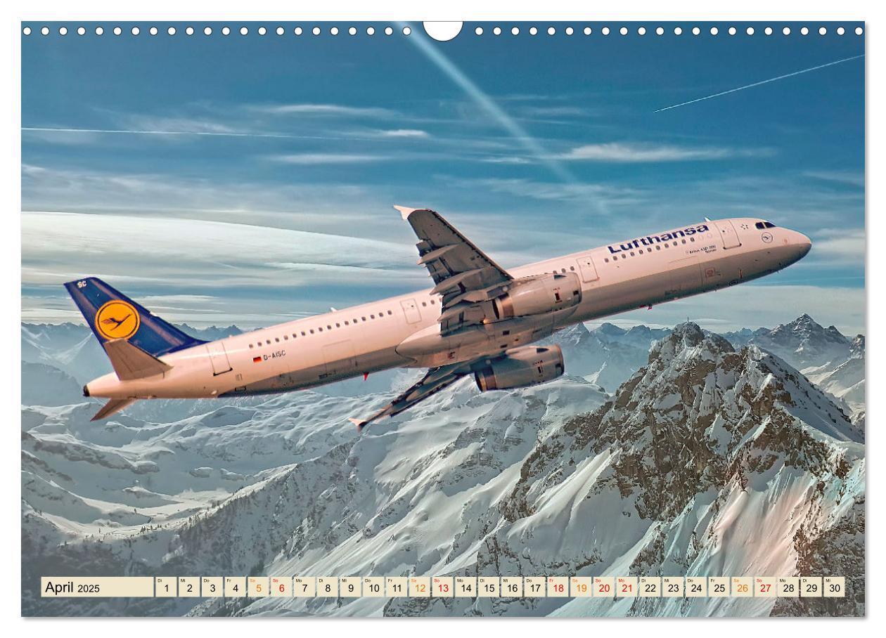 Bild: 9783383963704 | Flugzeuge - ab in den Urlaub (Wandkalender 2025 DIN A3 quer),...