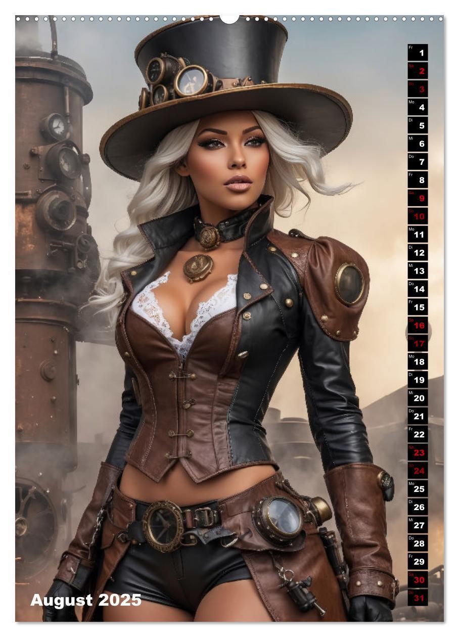 Bild: 9783435845668 | Steampunk Divas (hochwertiger Premium Wandkalender 2025 DIN A2...