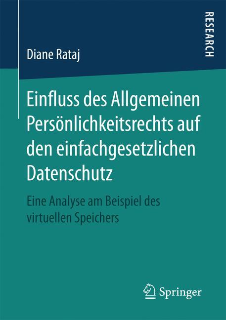 Cover: 9783658174125 | Einfluss des Allgemeinen Persönlichkeitsrechts auf den...