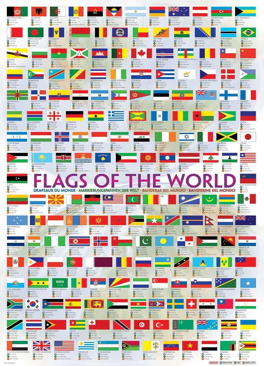 Bild: 628136601283 | Flags of the World | Spiel | 601283 | Englisch | 2022 | Eurographics