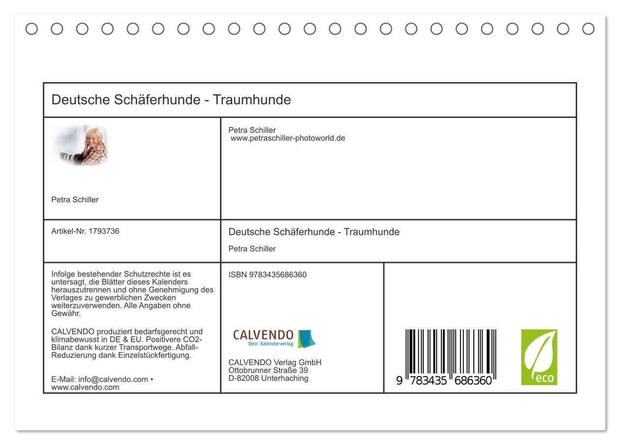 Bild: 9783435686360 | Deutsche Schäferhunde - Traumhunde (Tischkalender 2025 DIN A5...