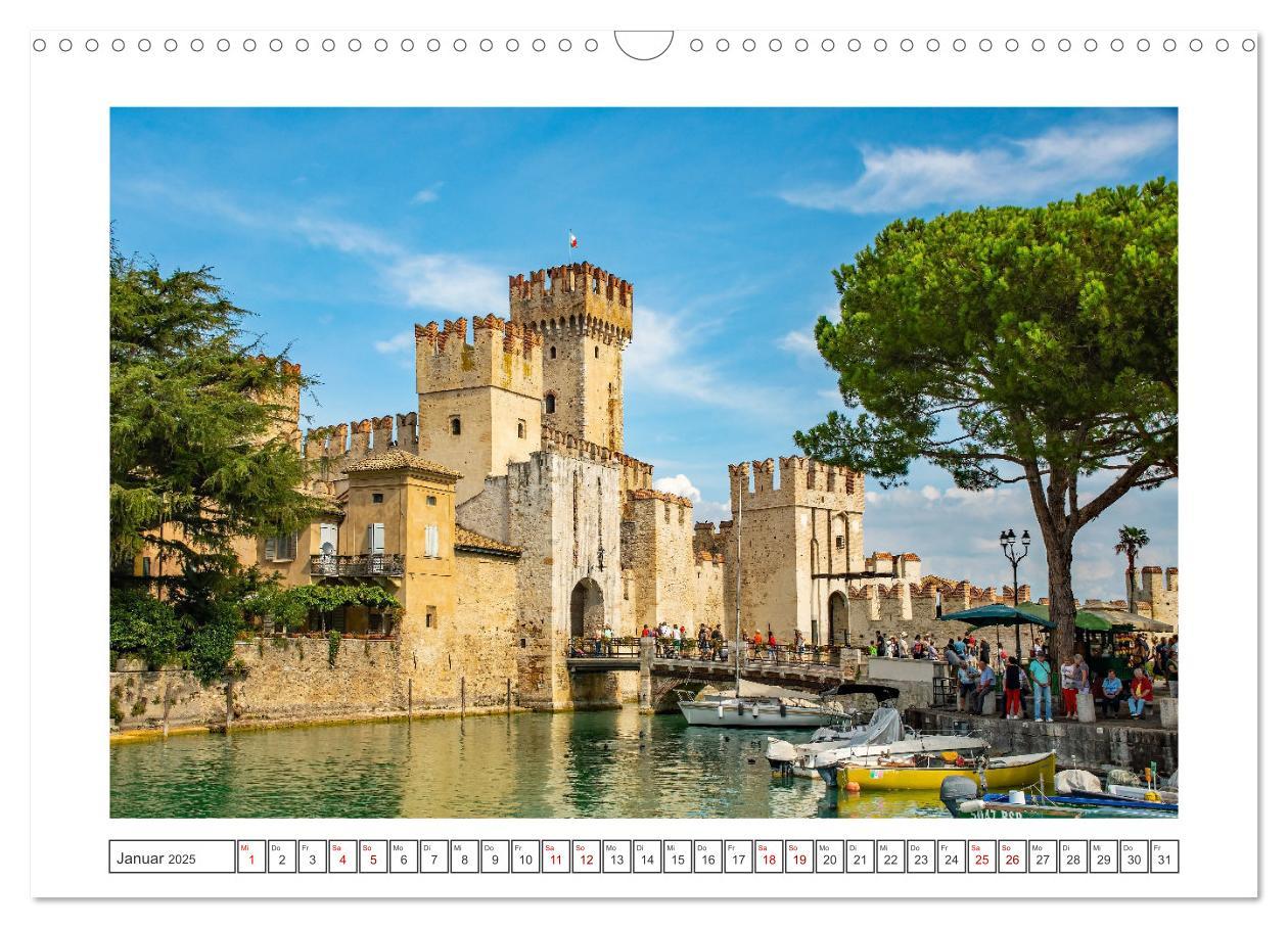 Bild: 9783383845185 | Sirmione - schönster Ort am Gardasee (Wandkalender 2025 DIN A3...