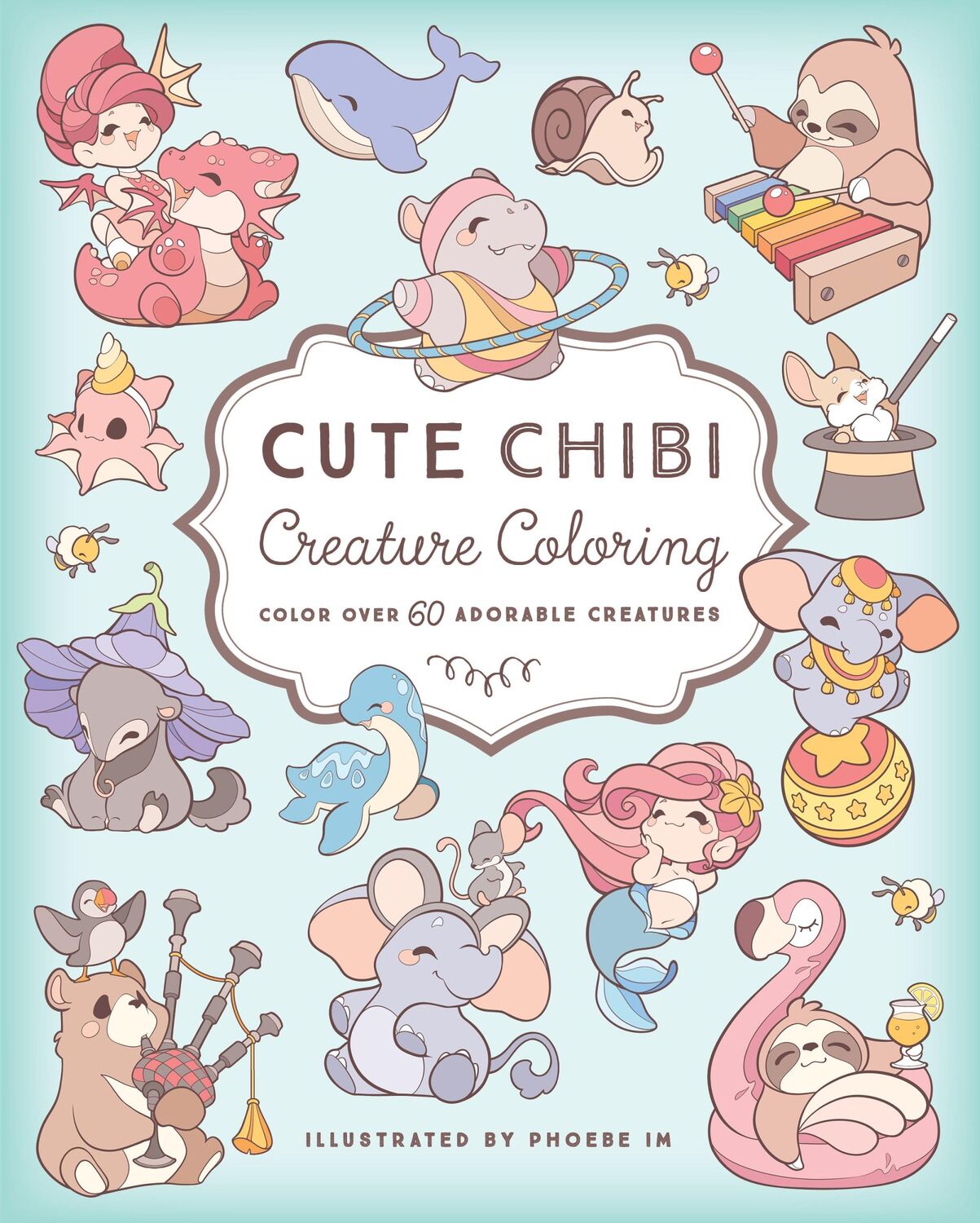 Cover: 9781631069390 | Cute Chibi Creature Coloring | Color Over 60 Adorable Creatures | Im