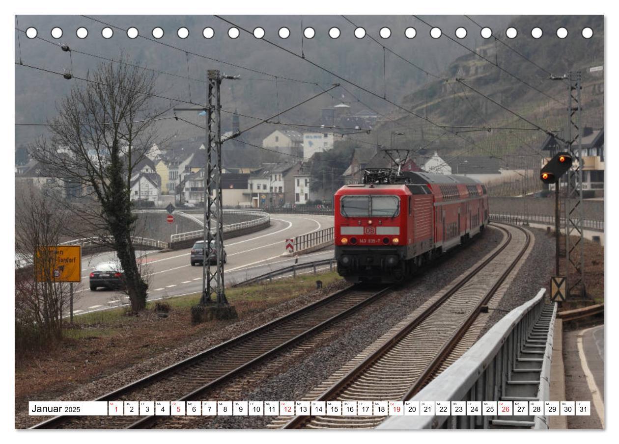 Bild: 9783435696758 | Eisenbahn an Rhein und Mosel 2025 (Tischkalender 2025 DIN A5 quer),...