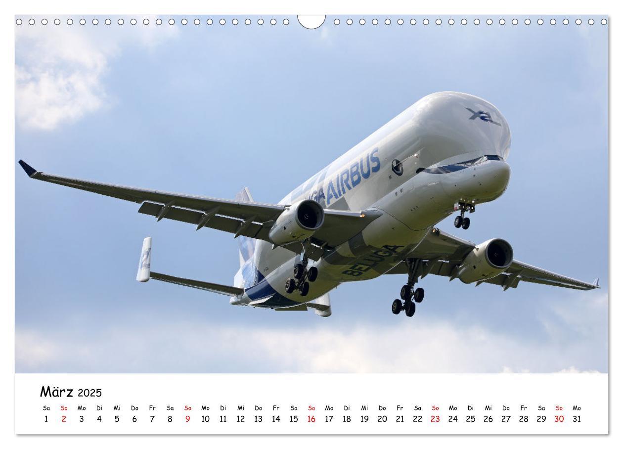 Bild: 9783435070411 | Flugzeuge am blauen Himmel (Wandkalender 2025 DIN A3 quer),...