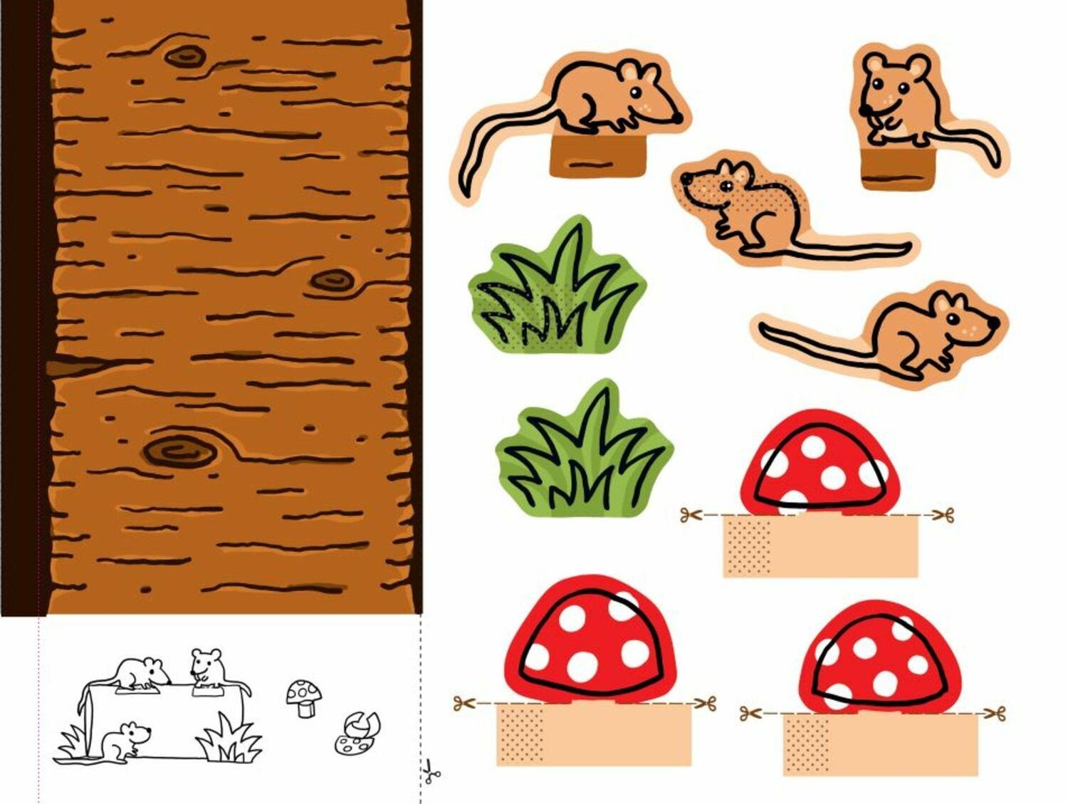 Bild: 9783649643555 | Mein erstes Klorollen-Bastelbuch - Im Wald | Taschenbuch | Deutsch