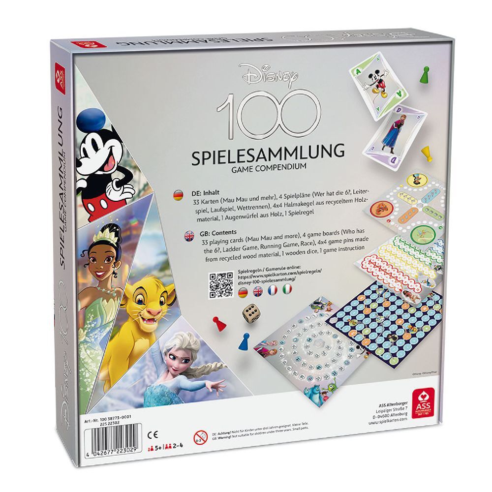 Bild: 4042677223029 | Disney 100 - Spielesammlung | ASS Altenburger | Spiel | 10038773-0001