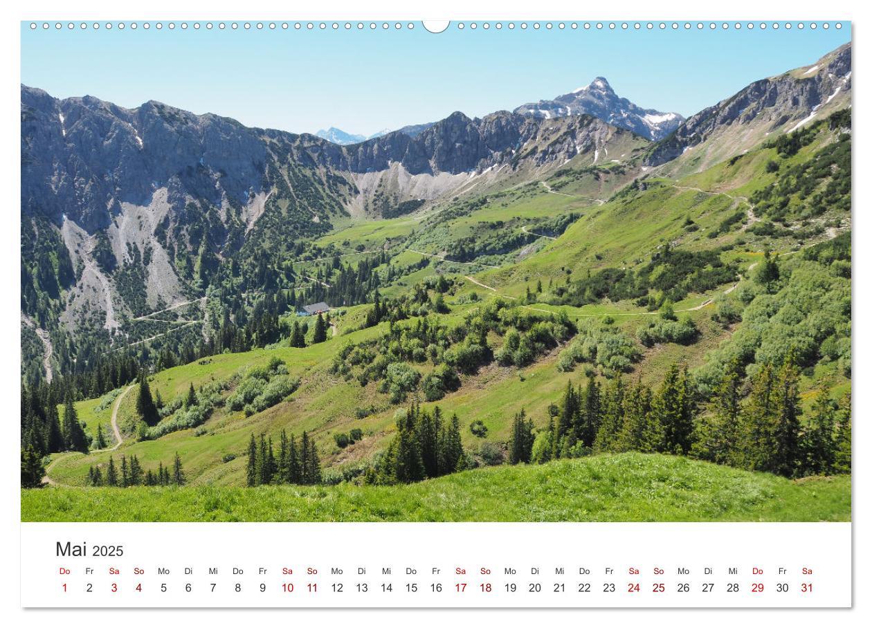 Bild: 9783383989025 | Bergerlebnisse im Tannheimer Tal (Wandkalender 2025 DIN A2 quer),...