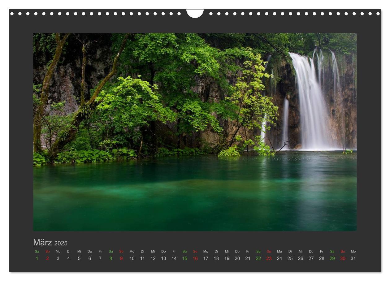 Bild: 9783435838011 | FALLENDE WASSER (Wandkalender 2025 DIN A3 quer), CALVENDO...