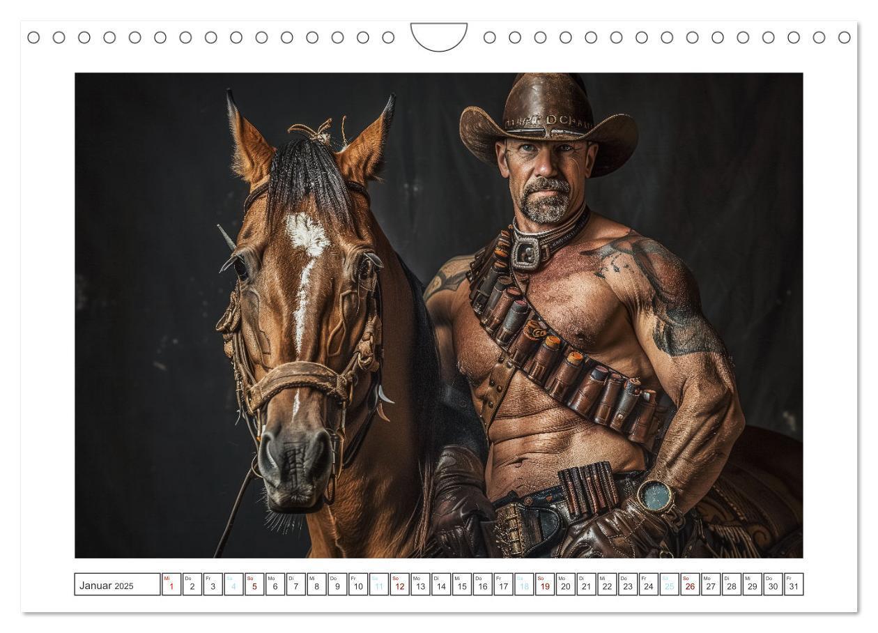 Bild: 9783383788963 | Im Bann des Cowboys (Wandkalender 2025 DIN A4 quer), CALVENDO...