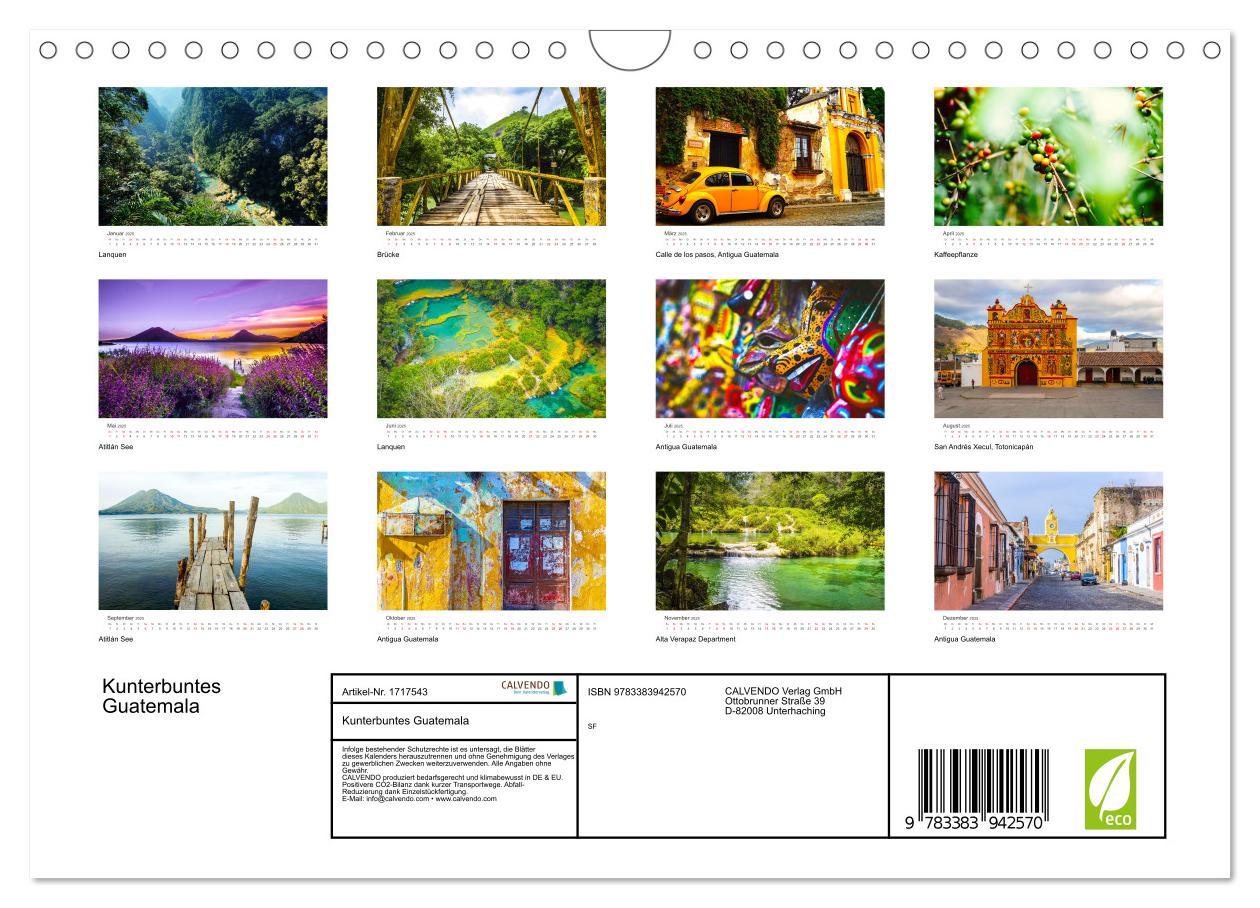 Bild: 9783383942570 | Kunterbuntes Guatemala (Wandkalender 2025 DIN A4 quer), CALVENDO...