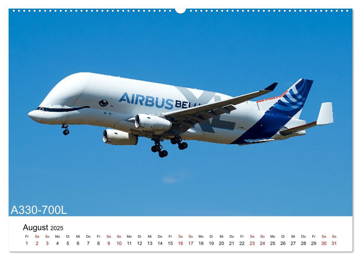 Bild: 9783383969621 | Flugzeuge von Airbus (Wandkalender 2025 DIN A2 quer), CALVENDO...