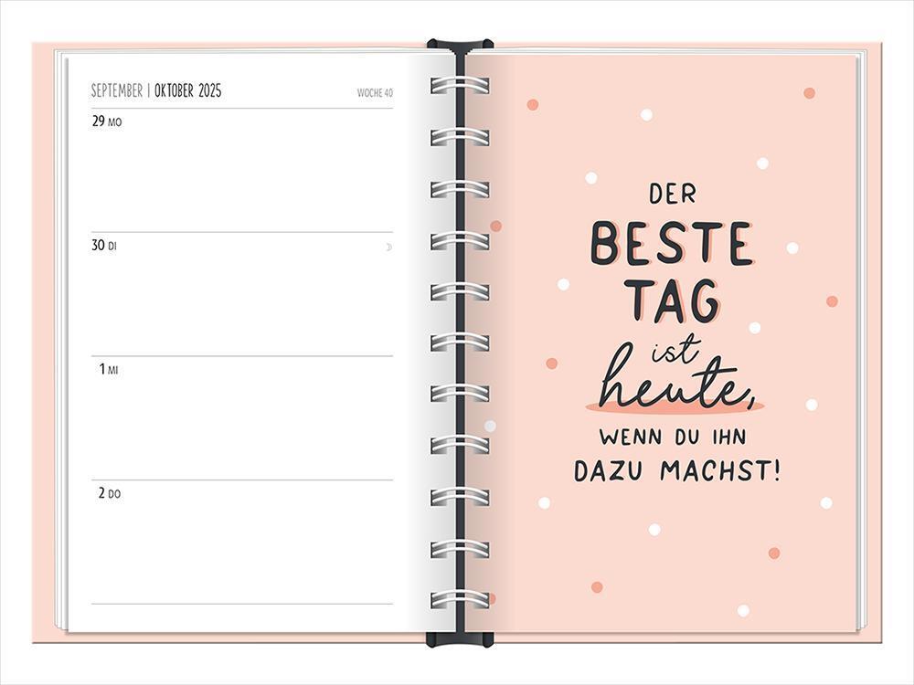 Bild: 9783986360818 | Terminplaner 2025 Der beste Tag | Terminplaner Hardcover | Original