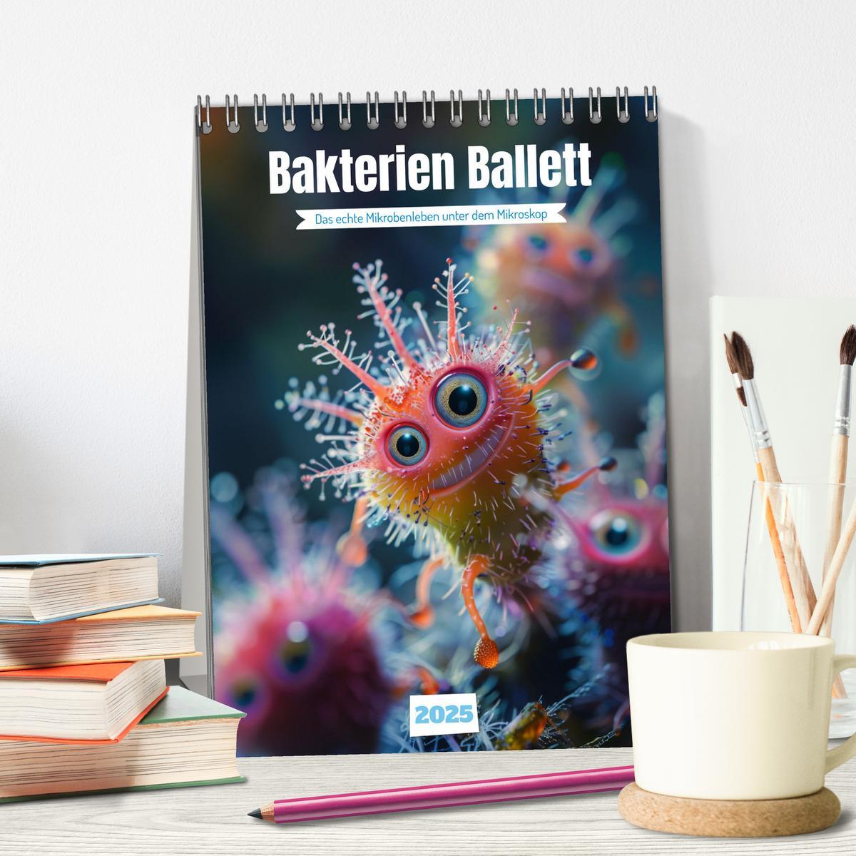 Bild: 9783383821356 | Bakterien Ballett (Tischkalender 2025 DIN A5 hoch), CALVENDO...