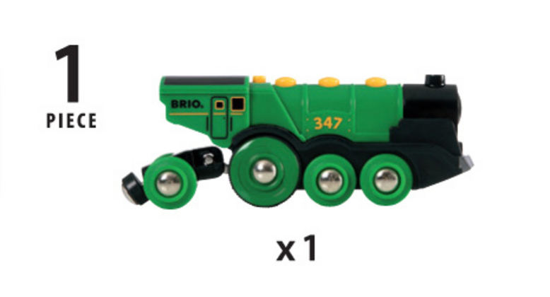 Bild: 7312350335934 | BRIO World 33593 Grüner Gustav elektrische Lok -...