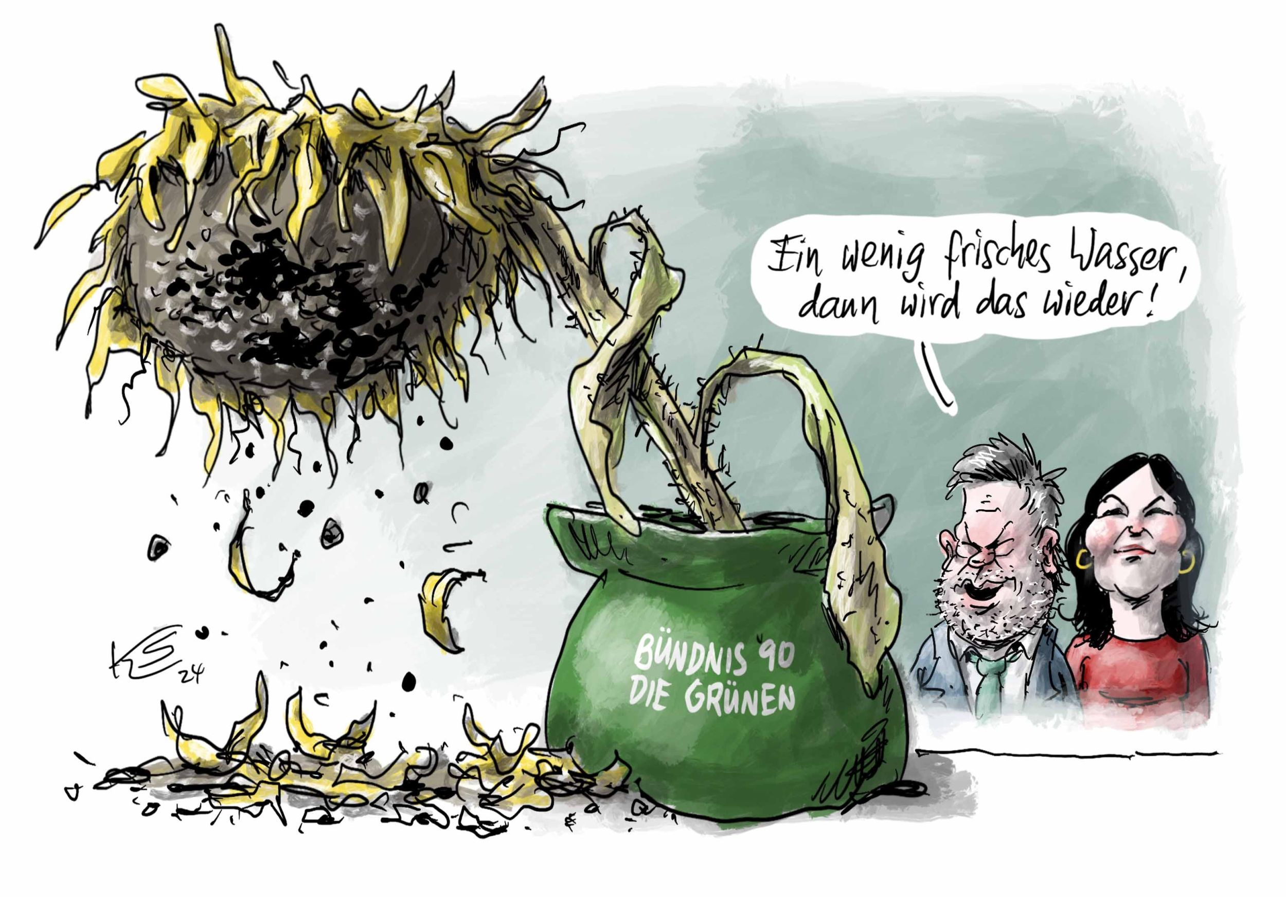 Bild: 9783946972884 | Stuttmann Karikaturen 2024 | Klaus Stuttmann (u. a.) | Taschenbuch