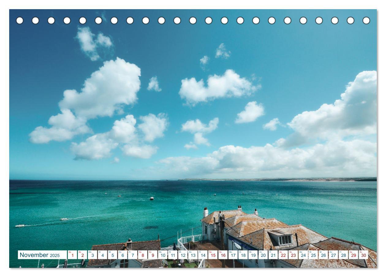 Bild: 9783383909191 | Cornwall &amp; Devon 2025 (Tischkalender 2025 DIN A5 quer), CALVENDO...