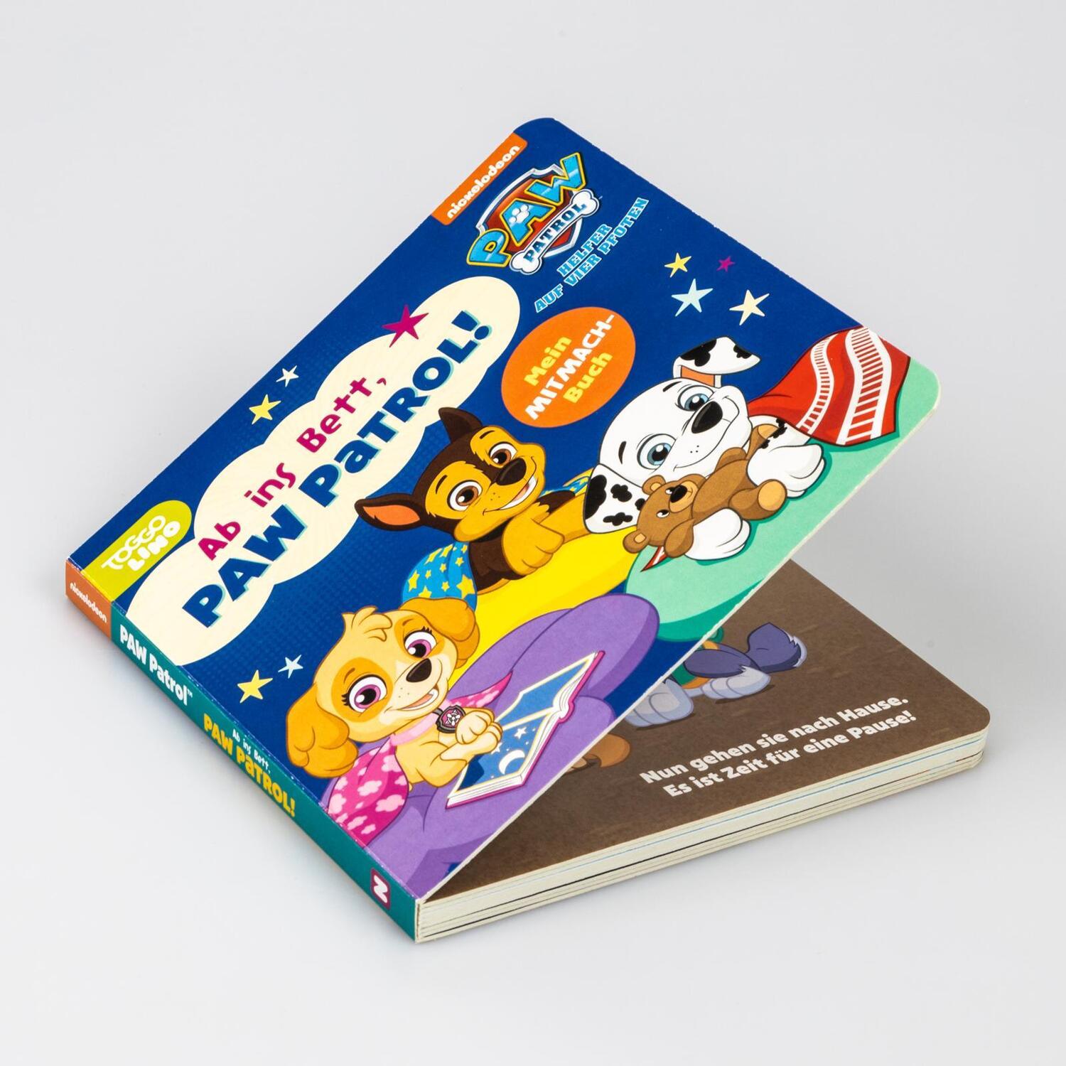 Bild: 9783845124032 | PAW Patrol Pappbilderbuch: Ab ins Bett, PAW Patrol! | Buch | 18 S.