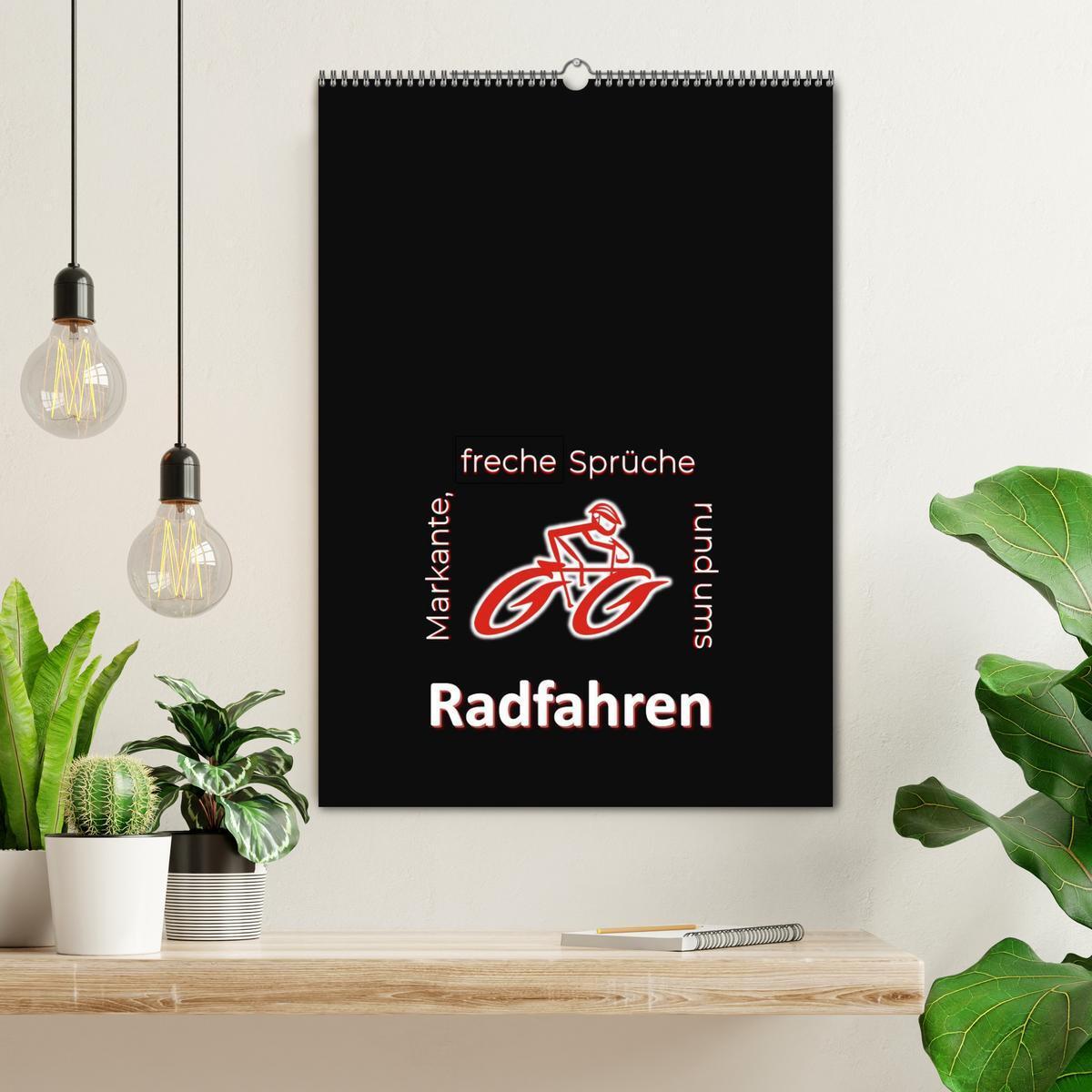 Bild: 9783435916030 | Markante, freche Sprüche rund ums Radfahren (Wandkalender 2025 DIN...