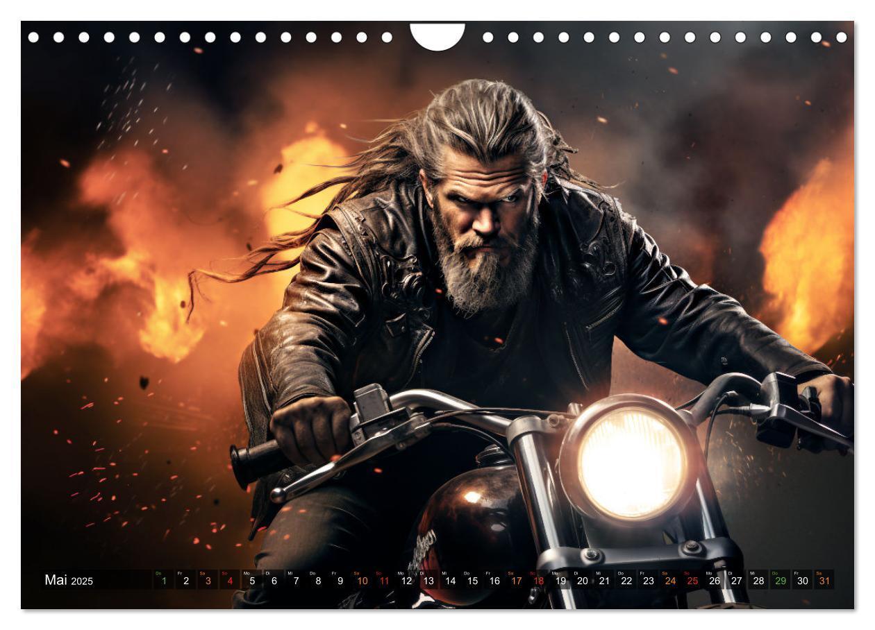 Bild: 9783383859052 | Ride to Valhalla (Wandkalender 2025 DIN A4 quer), CALVENDO...