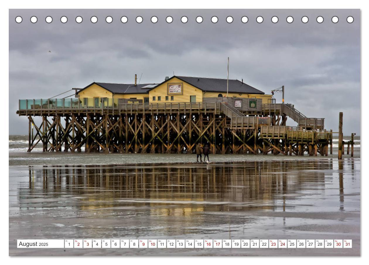 Bild: 9783435448968 | ST. PETER ORDING Strand und Meer (Tischkalender 2025 DIN A5 quer),...