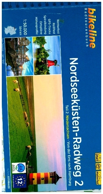 Cover: 9783850009744 | Nordseeküsten-Radweg. 1:75000 / Nordseeküsten-Radweg 2 | Verlag | Buch