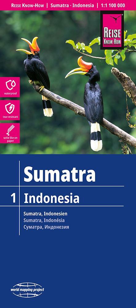 Cover: 9783831774647 | Reise Know-How Landkarte Sumatra (1:1.100.000) - Indonesien 1 | 2 S.