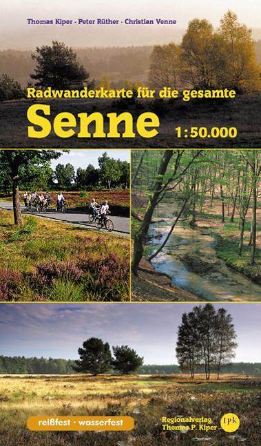 Cover: 9783936359282 | Radwanderkarte für die gesamte Senne 1 : 50 000 | Thomas Kiper (u. a.)