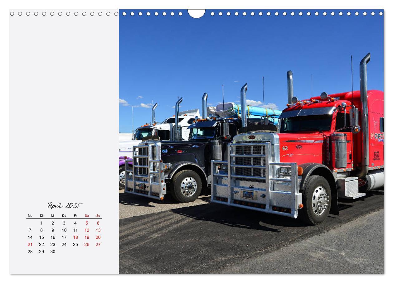 Bild: 9783435338269 | Langhauber. Coole Trucks in den USA (Wandkalender 2025 DIN A3...