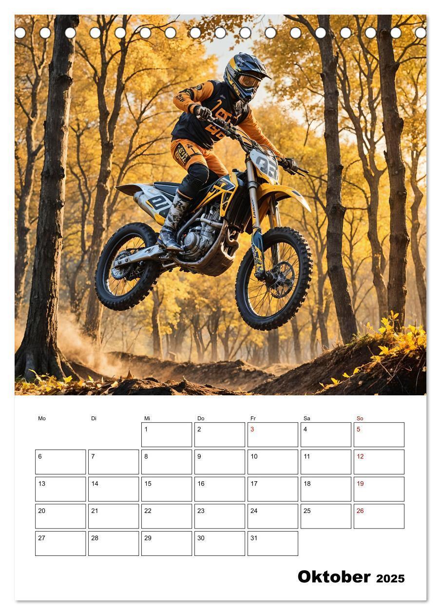 Bild: 9783457196762 | Vollgas und Adrenalin - Motocross-Action pur! (Tischkalender 2025...